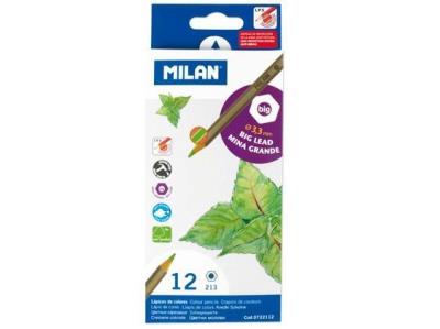 Opakowanie Kredki ołówkowe metalizowane 12 kolorów MILAN