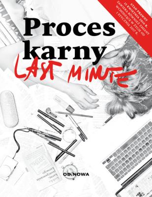 Last minute. Proces karny. Autor: Bogusław Gąszcz. SmakLiter.pl Okładka książki Last minute. Proces karny