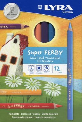 Opakowanie Lyra Kredki Super Ferby lakierowane 12 sztuk
