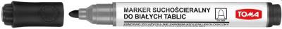 Marker do tablic okrągły czarny (10szt) TOMA. Wydawca: TOMA. SmakLiter.pl Opakowanie Marker do tablic okrągły czarny (10szt) TOMA