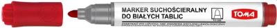 Marker do tablic okrągły czerwony (10szt) TOMA. Wydawca: TOMA. SmakLiter.pl Opakowanie Marker do tablic okrągły czerwony (10szt) TOMA
