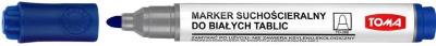 Opakowanie Marker do tablic okrągły niebieski (10szt) TOMA