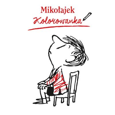 Mikołajek. Kolorowanka. Autor: Hanna Samson. SmakLiter.pl Okładka książki Mikołajek. Kolorowanka