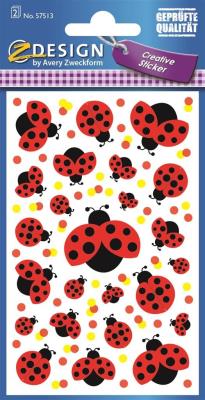 Opakowanie Naklejki papierowe Biedronki