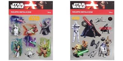 Opakowanie Nalepki metaliczne Star Wars 25 sztuk mix