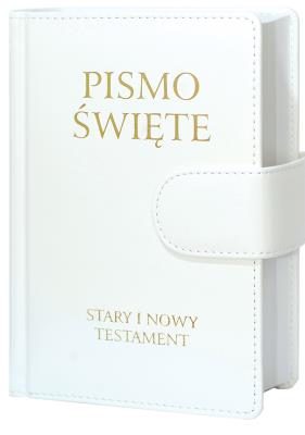 Pismo Święte. Stary i Nowy Testament. Autor: ks. Marian Wolniewicz (red.). SmakLiter.pl Okładka książki Pismo Święte. Stary i Nowy Testament