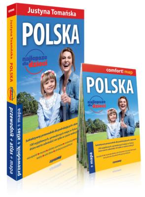 Polska. Najlepsze dla dzieci. Autor: Justyna Tomańska. SmakLiter.pl Okładka książki Polska. Najlepsze dla dzieci