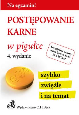 Okładka książki Postępowanie karne w pigułce