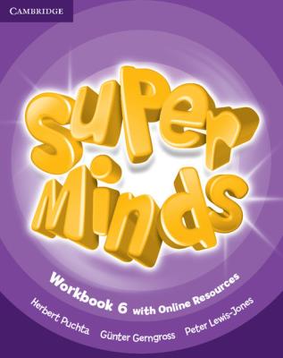 Super Minds 6 Workbook with Online Resources. Autor: Puchta Herbert, Gerngross Gunter, Jeff Stranks and Peter Lewis-Jones. SmakLiter.pl Okładka książki Super Minds 6 Workbook with Online Resources