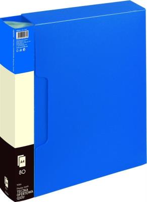 Opakowanie Teczka ofertowa 80 koszulek niebieska GRAND