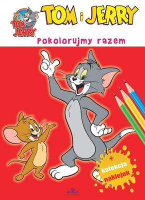 Okładka książki Tom i Jerry. Pokolorujmy razem