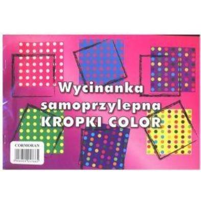 Opakowanie Wycinanka samoprzylepna A4 Kropki Color