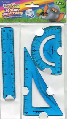 Opakowanie Zestaw geometryczny 3 el. 15 cm Bambino
