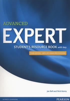 Advanced Expert Student Resource Book with key. Autor: Bell Jan, Kenny Nick. SmakLiter.pl Okładka książki Advanced Expert Student Resource Book with key
