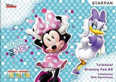 Opakowanie Blok techniczny A4/10K biały Minnie 20szt