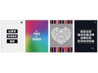 Opakowanie Brulion opr. półtw. A4/64K kratka Hybrid (5szt)