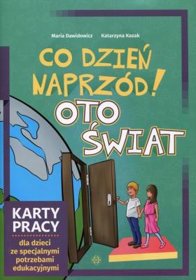 Co dzień naprzód! Oto świat. Autor: Kozak Katarzyna, Maria Dawidowicz. SmakLiter.pl Okładka książki Co dzień naprzód! Oto świat