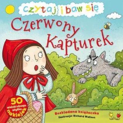 Okładka książki Czytaj i baw się Czerwony Kapturek rozkładanka