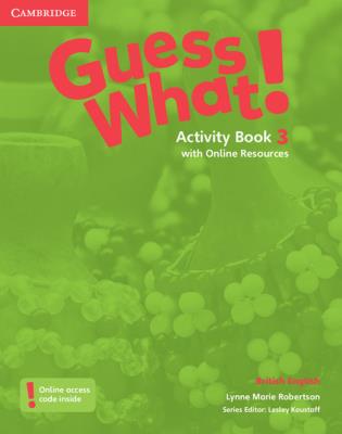 Okładka książki Guess What! 3 Activity Book with Online Resources