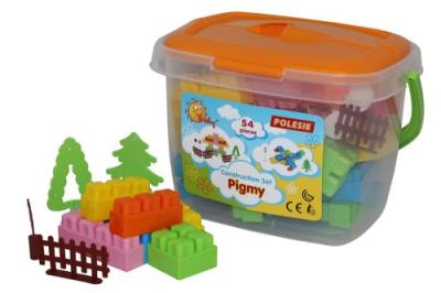 Opakowanie Klocki Maluszek(54 elementy w wiaderku