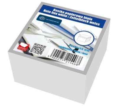Opakowanie Kostka papierowa biała 85x85x50 mm nieklejona