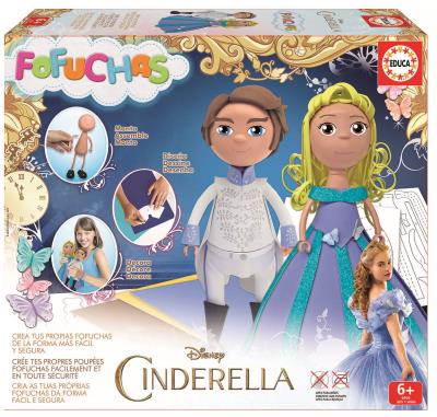 Lalki Kopciuszek Cinderella Fofuchas. Wydawca: Educa Borras. SmakLiter.pl Opakowanie Lalki Kopciuszek Cinderella Fofuchas