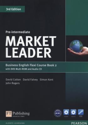 Okładka książki Market Leader Pre-Intermediate Flexi Course Book 2+CD +DVD