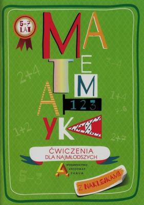 Matematyka - ćwiczenia dla najmłodszych. Autor: Joanna Korońska-Maciejewska, Justyna Nodzyńska. SmakLiter.pl Okładka książki Matematyka - ćwiczenia dla najmłodszych