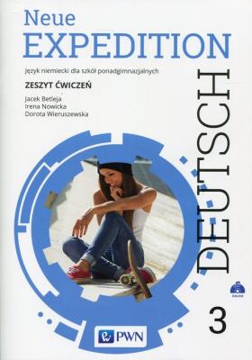 Neue Expedition Deutsch 3 Zeszyt ćwiczeń. Autor: Betleja Jacek, Irena Nowicka, Wieruszewska Dorota. SmakLiter.pl Okładka książki Neue Expedition Deutsch 3 Zeszyt ćwiczeń