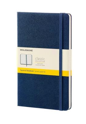 Opakowanie Notes Moleskine Classic L w kratkę szafirowy