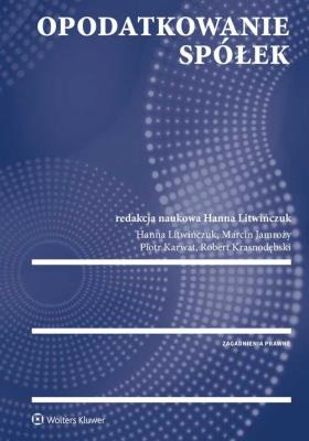 Okładka książki Opodatkowanie spółek