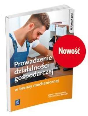 Okładka książki Prowadzenie dział. gospodar. w branży mech. WSiP