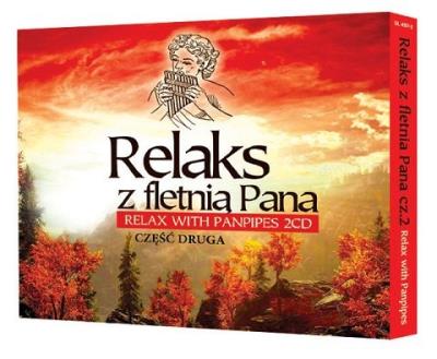 Relaks z fletnią Pana 2CD. Część 2. Autor: Nazca, Eclipse, Mato Grosso. SmakLiter.pl Okładka książki Relaks z fletnią Pana 2CD. Część 2