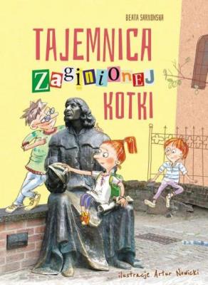 Tajemnica zaginionej kotki. Autor: Beata Sarnowska. SmakLiter.pl Okładka książki Tajemnica zaginionej kotki