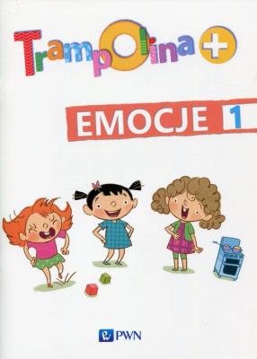 Trampolina+ Emocje 1. Autor: Barbara Osińska. SmakLiter.pl Okładka książki Trampolina+ Emocje 1