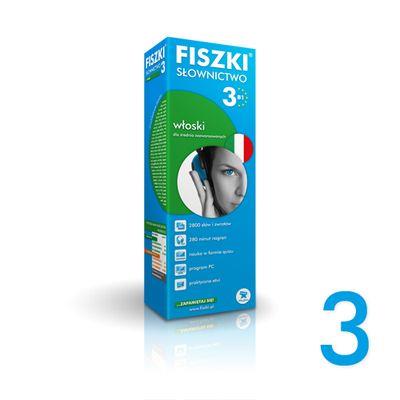 Okładka książki Włoski. Fiszki - Słownictwo 3 w.2014