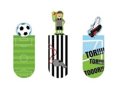 Opakowanie Zakładki magnetyczne - Futbol CASS FILM