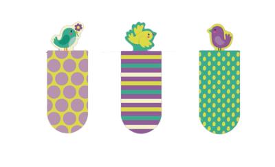 Opakowanie Zakładki Magnetyczne Ptaki 2 Zestaw 3 sztuki