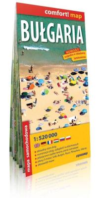 Bułgaria comfort! map laminowana mapa samochodowa 1:1 520 000. Wydawca: ExpressMap. SmakLiter.pl Opakowanie Bułgaria comfort! map laminowana mapa samochodowa 1:1 520 000