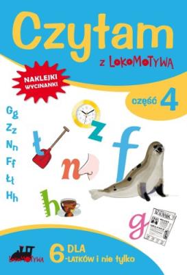 Czytam z Lokomotywą cz.4. Autor: PRACA ZBIOROWA POD RED. M. DOBROWOLSKIEJ. SmakLiter.pl Okładka książki Czytam z Lokomotywą cz.4