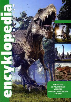 Encyklopedia dinozaurów. Autor: Iwona Baturo. SmakLiter.pl Okładka książki Encyklopedia dinozaurów