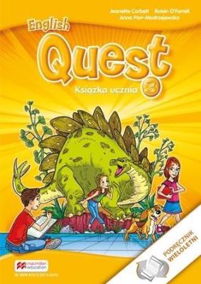 English Quest 3 Książka ucznia (wersja wieloletnia). Autor: Jeanette Corbett, Roisin O'Farrell, Magdalena Kondro. SmakLiter.pl Okładka książki English Quest 3 Książka ucznia (wersja wieloletnia)