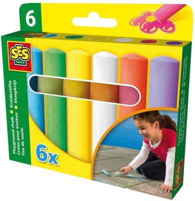 Kreda kolorowa do chodników - 6 kolorów. Wydawca: SES NL. SmakLiter.pl Opakowanie Kreda kolorowa do chodników - 6 kolorów