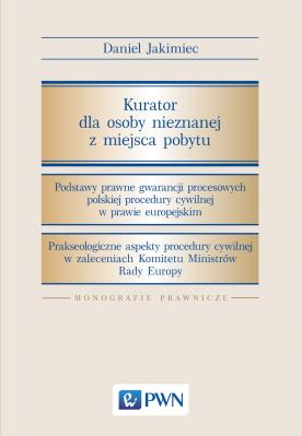 Okładka książki Kurator dla osoby nieznanej z miejsca pobytu