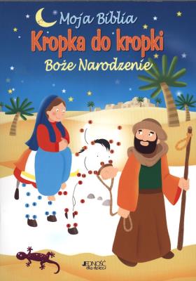 Moja Biblia kropka do kropki. Boże Narodzenie. Autor: Christina Goodings. SmakLiter.pl Okładka książki Moja Biblia kropka do kropki. Boże Narodzenie