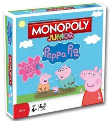 Okładka książki Monopoly Junior Peppa Pig