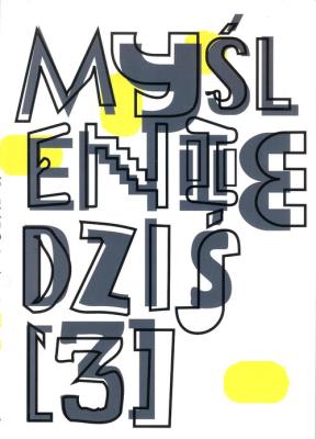 Okładka książki Myślenie dziś [3]