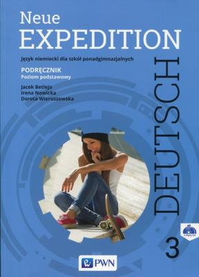 Neue Expedition Deutsch 3 Podręcznik + 2CD Poziom podstawowy. Autor: Betleja Jacek, Irena Nowicka, Wieruszewska Dorota. SmakLiter.pl Okładka książki Neue Expedition Deutsch 3 Podręcznik + 2CD Poziom podstawowy