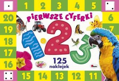 Okładka książki Pierwsze cyferki 123