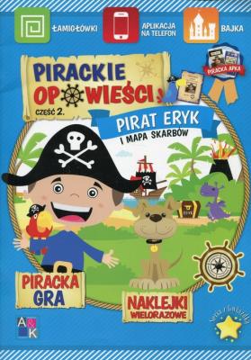 Okładka książki Pirackie opowieści 2 Pirat Eryk i mapa skarbów